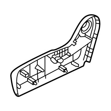 Nissan 87330-6RA1A FIN ASSY-CUSH, FR SEAT RH OTR