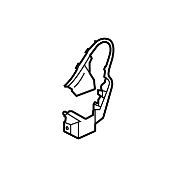 Nissan 87405-6RA0A Cover-RECLINING Device, RH Outer