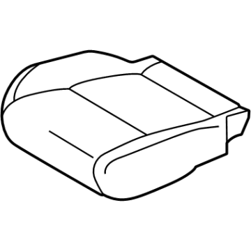 Nissan 87320-6RA1C TRIM ASSY-CUSHION, FRONT SEAT RH