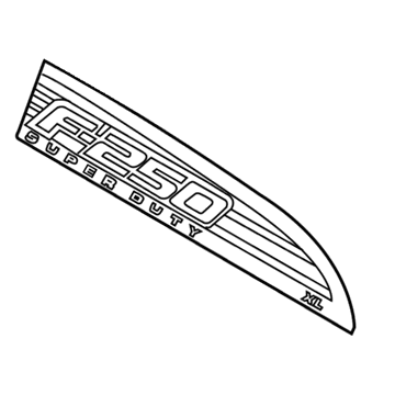 Ford CC3Z-16720-DA Nameplate