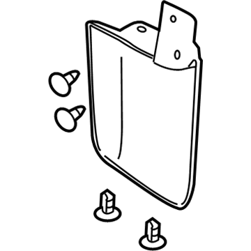 Ford 7C3Z-16A586-AA Mud Guard