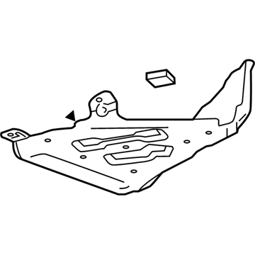 GM 84128413 Lower Shield
