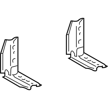 Lexus 51077-60100 Bracket Sub-Assy, Side Step, NO.2