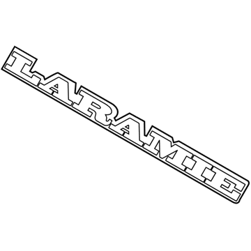 Mopar 68483566AA NAMEPLATE-TAILGATE