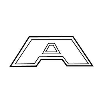 Mopar 68358574AA NAMEPLATE-TAILGATE