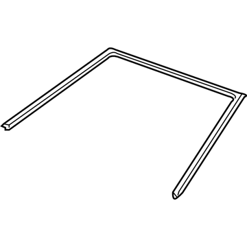 Lexus 75533-0E010 Moulding, Windshield, Outside