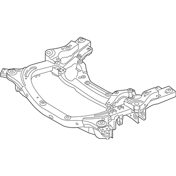 Hyundai 62410-B1000 Crossmember Assembly-Front