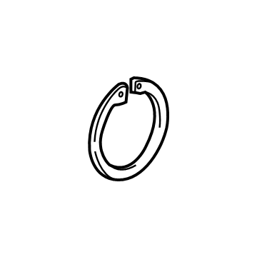 Acura 90681-T4N-H00 Circlip, Special Inner (86MM)