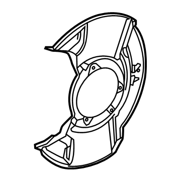 Acura 45255-T22-A00 SPLASH GUARD, FR