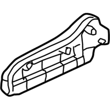 Honda 81515-S0X-A21ZA Cover, L. Center *G49L* (LIGHT FERN GREEN)