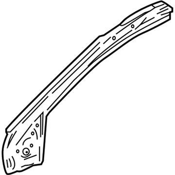 Toyota 61201-47040 Weatherstrip Pillar Reinforcement