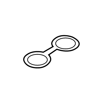 BMW 51-16-6-806-844 RUBBER INSERT, CUP HOLDER