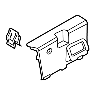 BMW 51-16-6-807-232 TRIM, STORAGE COMPARTMENT