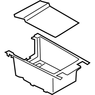 BMW 51-16-6-806-852 ODDMENTS TRAY, CENTER ARMRES