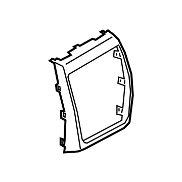 BMW 51-16-6-996-849 COVER CENTRE CONSOLE, REAR