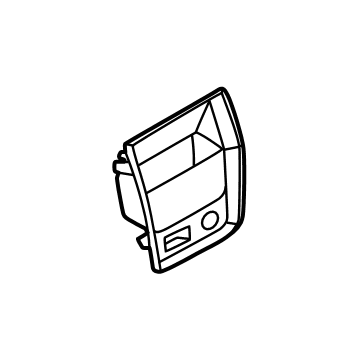BMW 51-16-5-A05-664 CENTER CONSOLE TRIM REAR INN