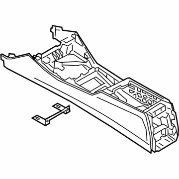 BMW 51-16-6-996-833 CENTER CONSOLE