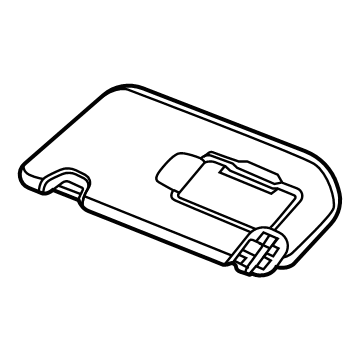 Nissan 96400-6RA4A SUNVISOR ASSY-RH