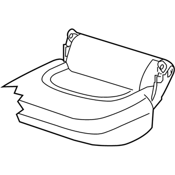 Nissan 88370-9AL1A Trim Assy-Cushion, Rear Seat LH
