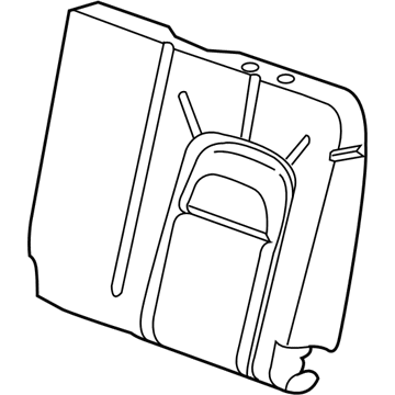 GM 84664218 PAD ASM-R/SEAT BK