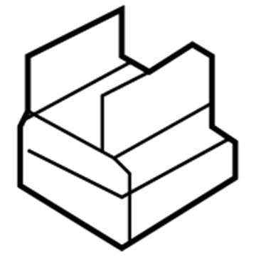 Ford 1W4Z-54613F16-AA Seat Belt Guide