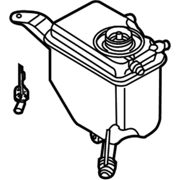 BMW 17-13-7-542-986 Cooling Water Expansion Tank