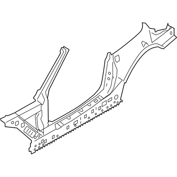 BMW 41-00-8-499-097 SIDE FRAME, EXTERIOR, LEFT