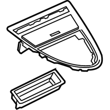 BMW 51-16-7-073-644 Decorating Panel For Centre Console