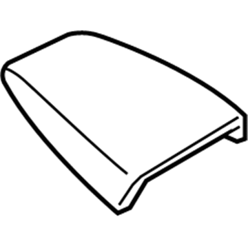BMW 51-16-7-144-906 Cover, Centre Arm Rest, Leather