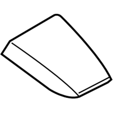 BMW 51-16-7-144-908 Cover, Storing Partition Leather, Rear
