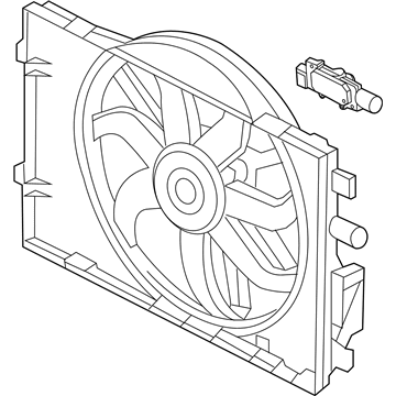 Ford BE5Z-8C607-B Fan Assembly