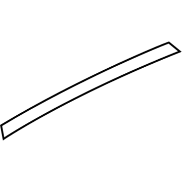Hyundai 86382-J9000 Black Tape-Rear Door Frame Upper, LH