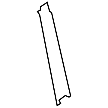 Hyundai 86381-J9000 Black Tape-Rear Door Front, LH