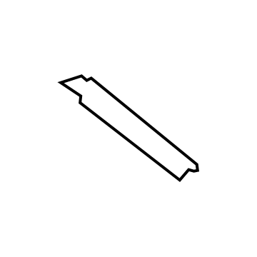 Hyundai 86383-J9000 Tape-Rear Door Black Rear, LH