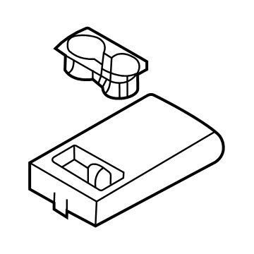 Hyundai 89900-CW010-KWE ARMREST ASSY-RR SEAT BACK