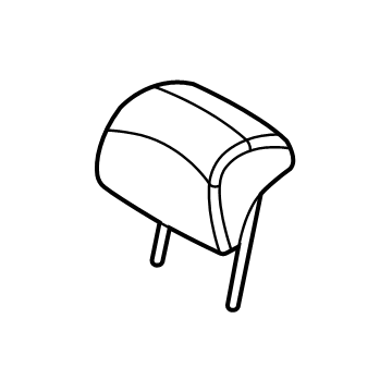 Hyundai 89700-CW010-KIE HEADREST ASSY-REAR SEAT