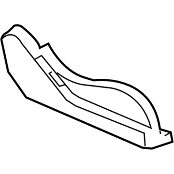 Nissan 87330-CD100 FINISHER Assembly-Cushion, Front Seat R