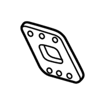 Mopar 68200919AA Plate-Front SIDERAIL