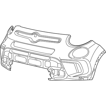 Mopar 6QD71TZZAA Fascia-Front