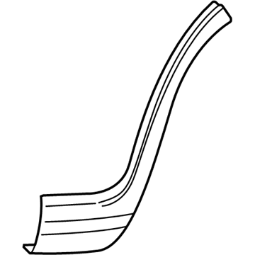 Mopar 6QL91LXHAA Molding-Wheel Flare