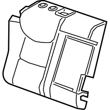 GM 84051432 Seat Back Pad