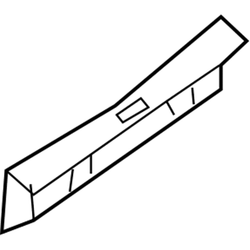 Nissan 84921-3SG0A Plate-Luggage, Rear