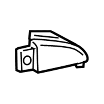 Honda 81679-TA0-A01ZA Cover, L. Rail (Upper) (Inner)*NH167L* (GRAPHITE BLACK)
