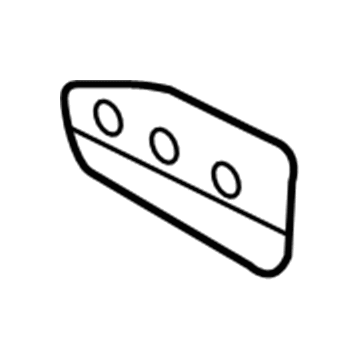 Hyundai 87766-B1000 Deflector-Rear, RH