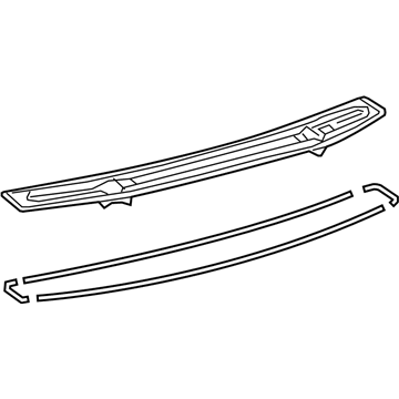 Lexus 76871-24080 Cover, Rear Spoiler