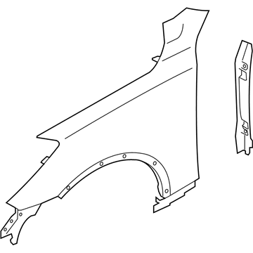 Infiniti FCA00-1BAMA Fender-Front, RH