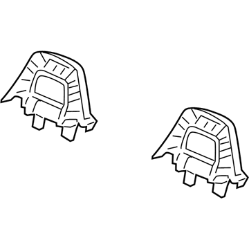 Lexus 62417-53040-A0 Garnish, Roll Over, RH