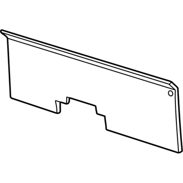 GM 15769241 Carpet Asm-Body Rear Inner Panel *Graphite
