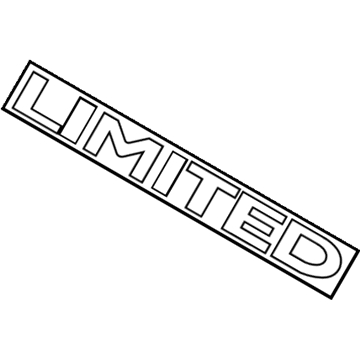 Ford 4W1Z-54297A74-AB Nameplate