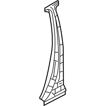 Nissan G6570-3BAMA Brace Assy-Center Pillar Hinge, RH